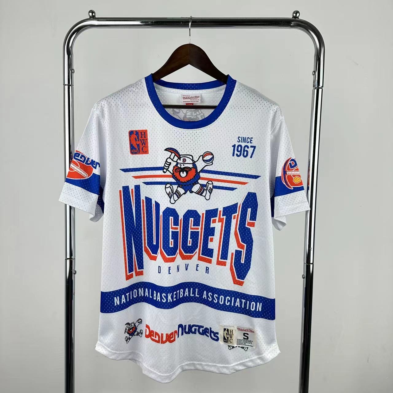 Men Denver Nuggets  white NBA 2025 Jersey